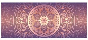 Kép - Mandala lila színátmeneten (120x50 cm)