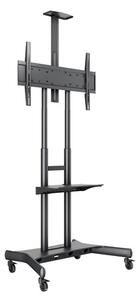 Multibrackets Floorstand Basic 180 55-80" TV gurulós padló tartó állvány - Fekete