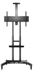 Multibrackets Floorstand Basic 180 55-80" TV gurulós padló tartó állvány - Fekete