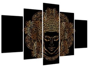 Arany Buddha képe (150x105 cm)