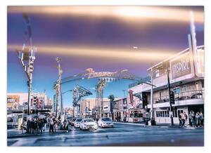 Kép egy utcáról Las Vegasban (70x50 cm)