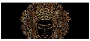 Arany Buddha képe (120x50 cm)