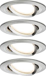 Paulmann Nova Beépíthető lámpa 4 részes készlet LED LED 18 W Vas (matt) (4064161242286)