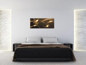 Kép - bronz szalagok (120x50 cm)