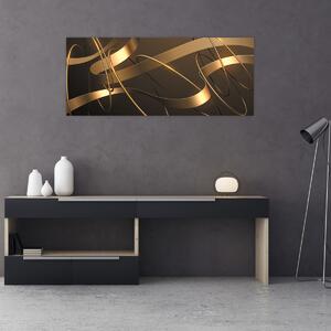 Kép - bronz szalagok (120x50 cm)