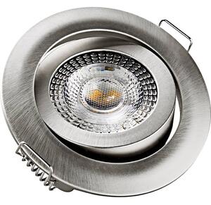Heitronic DL7202 LED-es beépíthető lámpa LED Fixen beépített LED-es 5 W Ezüst (500666)