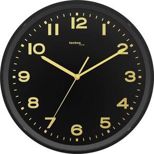 Techno Line (WT 8500-1 gold) Rádiójel vezérlésű Falióra 30 cm x 4.1 cm Fekete