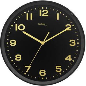 Techno Line (WT 8500-1 gold) Rádiójel vezérlésű Falióra 30 cm x 4.1 cm Fekete