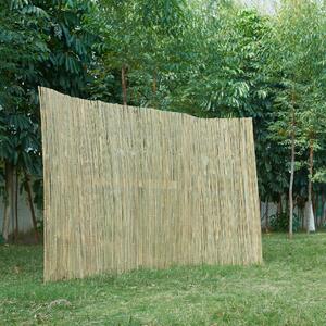 Bamboo fence Baarle privacy screen mat 100x500cm nature
