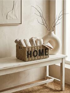Sinsay - Fonott tárolókosár Home felirattal - bézs