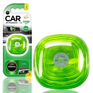 Aroma Car Loop Gel illatosító szellőzőrácsra Lemon (5463116)