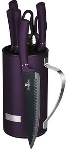 BerlingerHaus BH/2584 Purple Eclipse Collection Késkészlet - Rozsdamentes Acél, Metál Lila