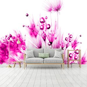 Fotótapéta - Harmat - rózsaszín (152,5x104 cm)