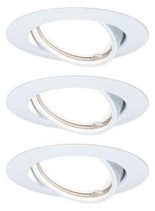 Beépíthető lámpa 3 részes készlet LED GU10 15 W Paulmann 93422 Base Fehér (matt)