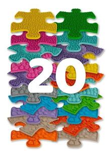 Muffik Szenzoros ortopédiai mini puzzle szőnyeg szett 20 db-os (MFK-051)