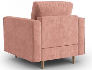 MICADONI Gobi rózsaszín szövet fotel
