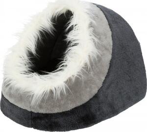 Trixie 109740 Minou kisállat fekhely cuki barlang 35 x 26 x 41 cm - Szürke