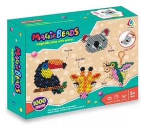 Magic Beads Kulcstartó készítő szett 1000 db gyönggyel és egzotikus állat mintákkal