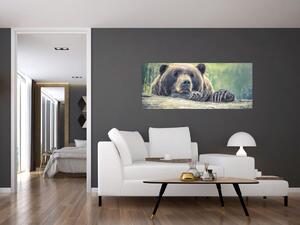 Medve képe (120x50 cm)