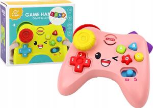 Lean Toys Interaktív Pad Oktató Konzol Fények Hangok Rózsaszín