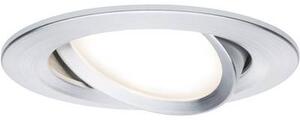 Paulmann Coin Slim 93903 LED-es beépíthető lámpa 3 részes készlet 20.4 W Melegfehér Alumínium (csiszolt)
