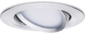 Paulmann Coin Slim 93903 LED-es beépíthető lámpa 3 részes készlet 20.4 W Melegfehér Alumínium (csiszolt)