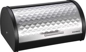 Klausberg KB-7454 Kenyértartó - Rozsdamentes Acél - Fekete / Inox
