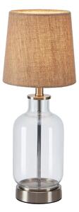 Natúr színű asztali lámpa juta búrával (magasság 43 cm) Costero – Markslöjd