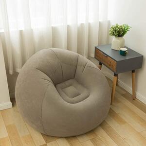 Felfújható fotel kézi pumpával barna (TH6026-coffee)