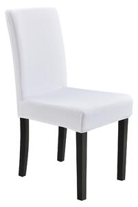 4x Székhuzat vedőhuzat stretch mosható különböző méretű székre szett fehér