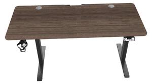 Elektromosan, elektronikusan állítható magasságú íróasztal barna (EL05-1460-V2-BROWN)
