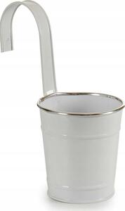 Maceta Para Colgar Blanco Metal
