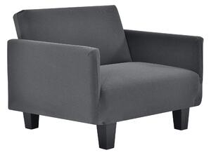Fotel huzat sötétszürke 70-120 cm széles fotelra bútorhuzat stretches, nyúlékony anyag