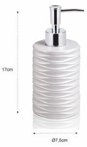Fehér poligyanta szappanadagoló 200 ml Wave - Tomasucci