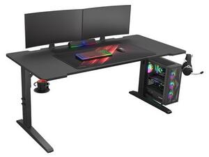 Genesis Holm Modular 180 RGB Gamer asztal 180 x 75 x 70-90 cm - Fekete