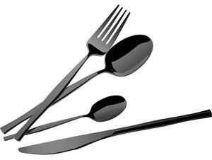 BerlingerHaus BH/3066 Matte Black Collection Evőeszköz Készlet - 24 db