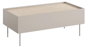 Desin fiókos dohányzóasztal 120 cm - kasmír / nagano tölgy