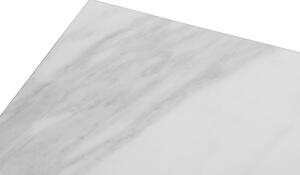 Fehér márvány dohányzóasztal MICADONI VELD 60 x 60 cm