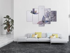 Kép - karikatúra, pillangók (150x105 cm)