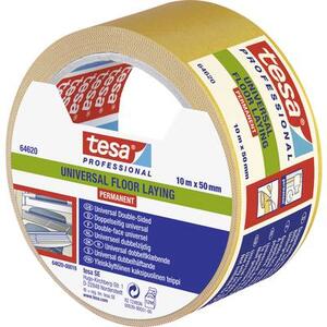 Tesa UNIVERSAL PERMANENT (64620-00018-11) Fektető szalag ® Professional Fehér (H x Sz) 10 m x 50 mm 1 db