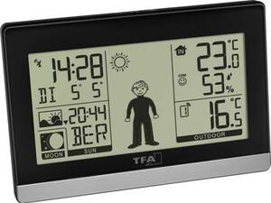 TFA Dostmann Weather Boy Vezeték nélküli időjárásjelző állomás Előrejelzés 8 óra Érzékelők száma (max.) 3 (35.1159.01)