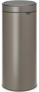BRABANTIA 115363 Touch Bin hulladékgyűjtő 30L acél platinaszürke