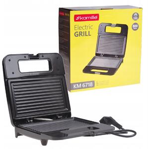 Szendvicssütő Kamille 6718 fekete 800 W