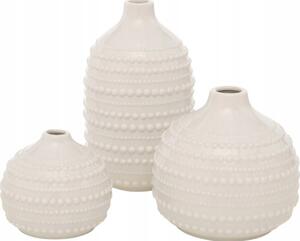 Boltze Wazon dekoracyjny Meruna, porcelanowy, 3 sztuki