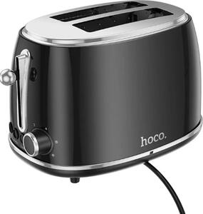HOCO Retro stílusú kenyérpirító 850W HE50 fekete