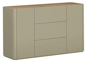 Elivo fiókos komód 150 cm - eukaliptusz / baltic dune tölgy