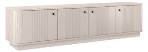 Vesper 4D TV szekrény 187 cm - kasmír / fekete fogantyúk