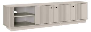Vesper 3D TV szekrény 187 cm - kasmír / fekete fogantyúk