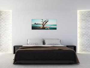 Kép - Úszó a tengerparton (120x50 cm)
