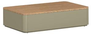 Amilio fiókos dohányzóasztal 100 cm - eukaliptusz / baltic dune tölgy